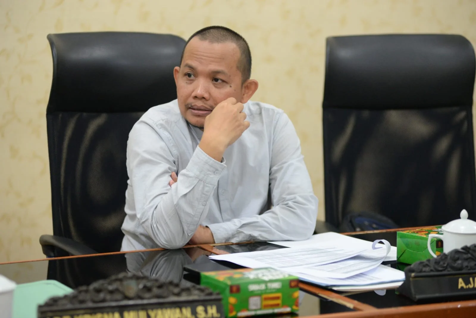 Anggota DPRD Kabupaten Tegal, A Jafar Jembatan Ponpes Urus PBG