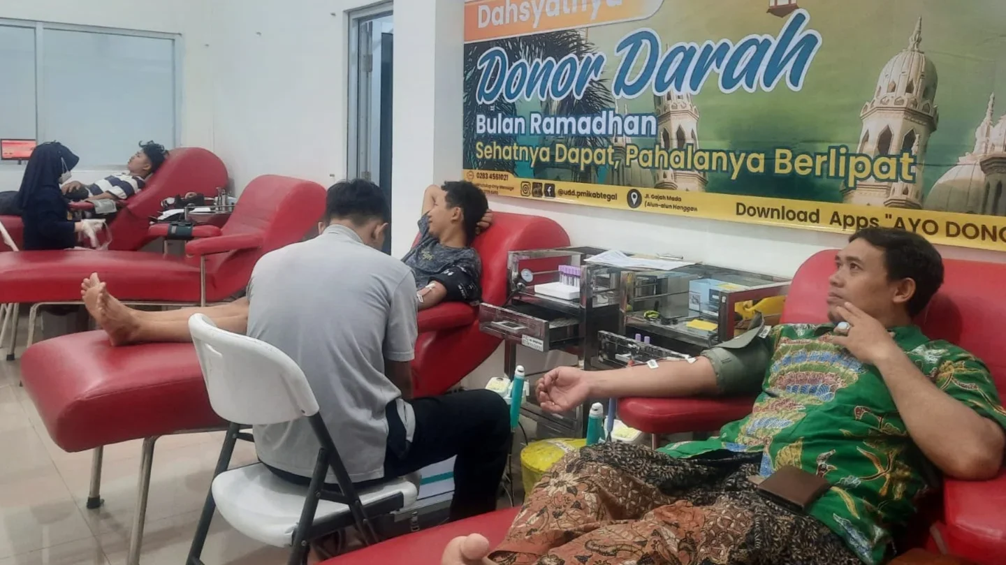 Stok Darah PMI Kabupaten Tegal 2 Maret 2026 Melimpah 