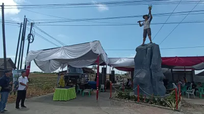 Tugu Tani Reborn Jadi Simbol Kebangkitan Petani Sendangdawung Kendal