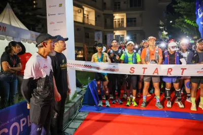 Pacu Sport Tourism, Sekda Jateng Lepas Ratusan Pelari Tembus Gunung Ungaran