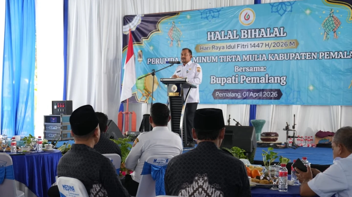 Halalbihalal PDAM Pemalang Perkuat Soliditas, Bupati Tekankan Kinerja