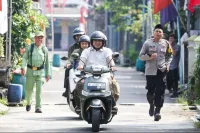 Sunmori dari Rumah, Wagub Jateng Taj Yasin Hadiri Acara Berjarak 30 Kilometer dengan Naik Motor