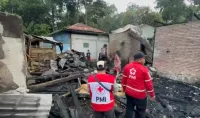 Kebakaran Hanguskan Rumah di Desa Cerih Tegal, Uang Tunai Rp15 Juta Dalam Kaleng Ikut Ludes Terbakar