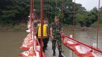 Diresmikan Pangdam IV/Diponegoro, Jembatan Gantung Bantaragung di Pemalang Program Strategis Nasional
