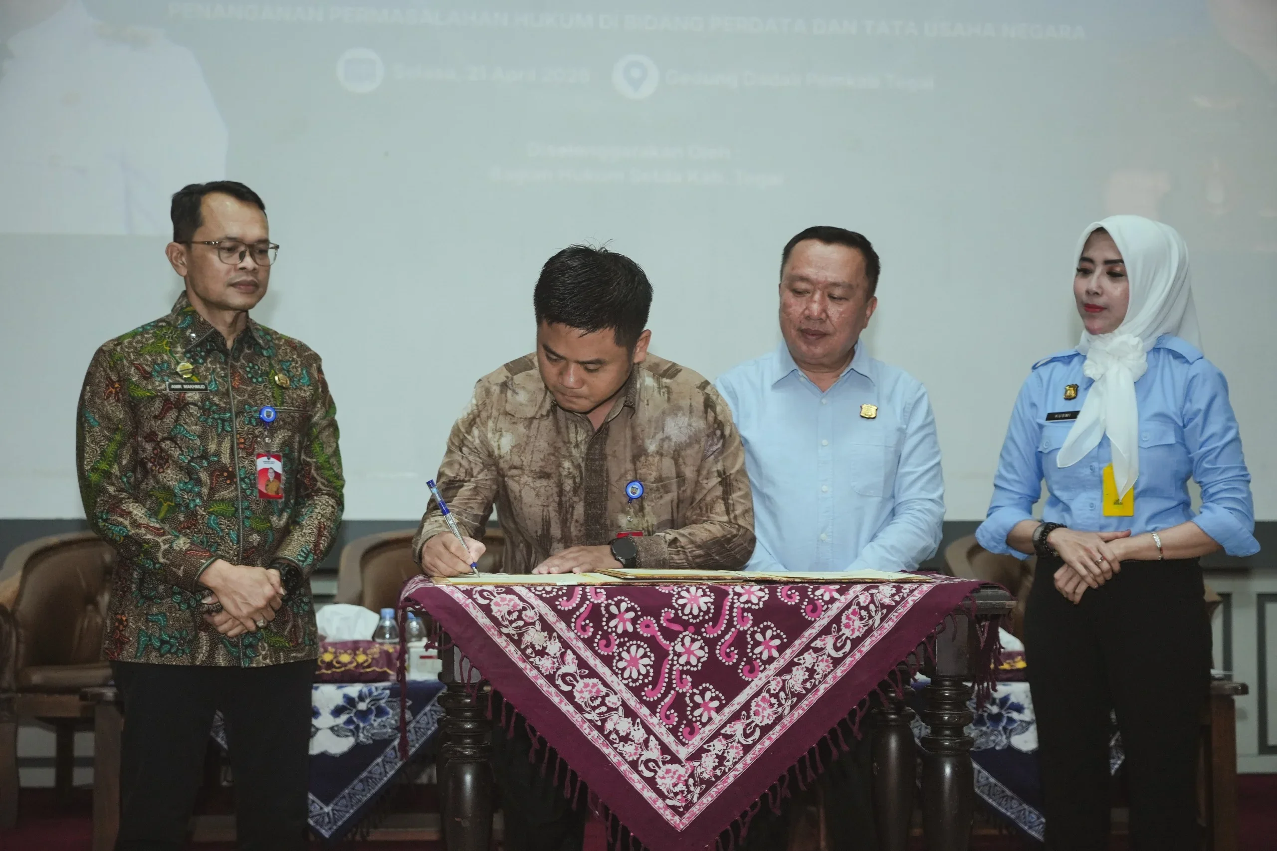 Pemkab Tegal dan Kejari Perkuat Sinergi Pendampingan Hukum Kebijakan Daerah