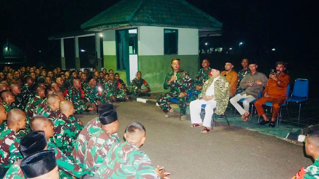 Jelang Penugasan ke Papua, Prajurit Yonif 407/PK Terima Pembekalan dari Habib Luthfi di Slawi