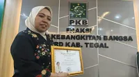 Anggota DPRD Kabupaten Tegal, Maadah Terima Penghargaan Gender Champions