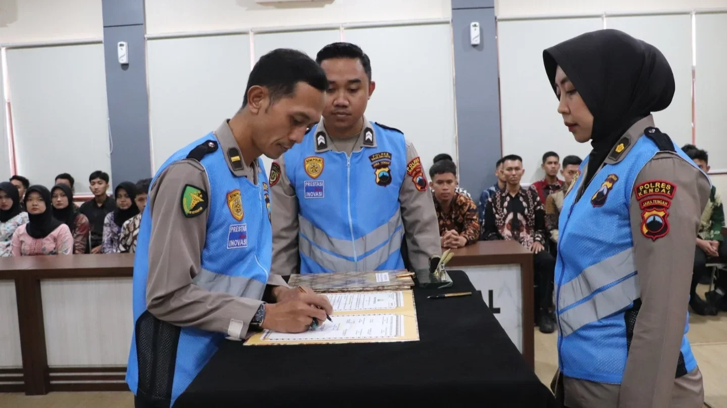 Polres Kendal Tegaskan Transparansi Seleksi Anggota Polri 2026 Lewat Pakta Integritas