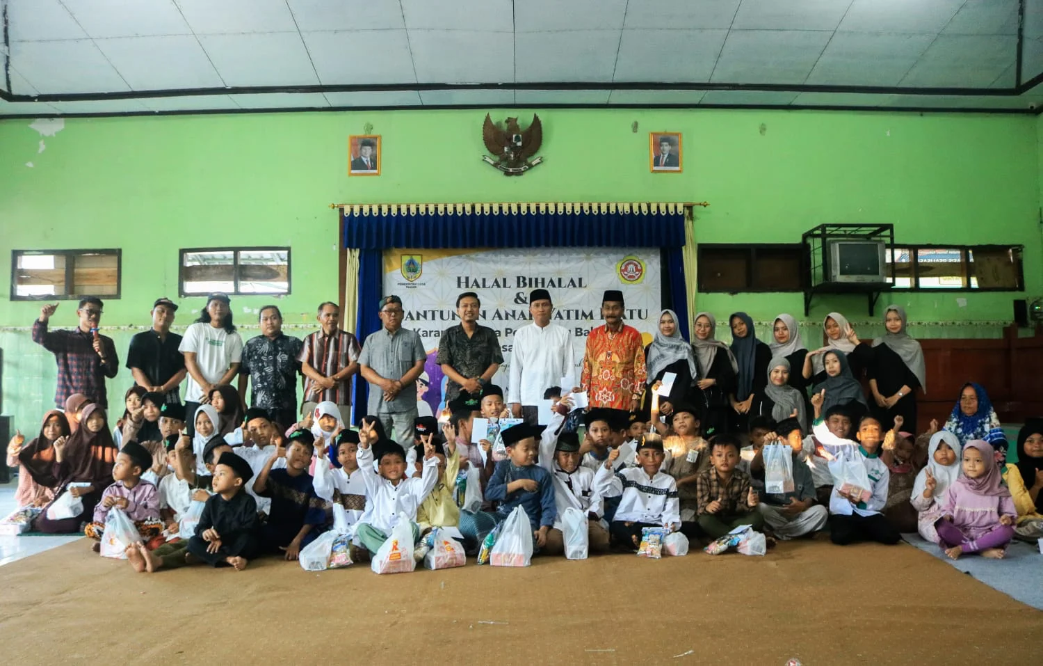 Berbagi Kebahagiaan, Karang Taruna Taman Pemalang Santuni Anak Yatim Piatu
