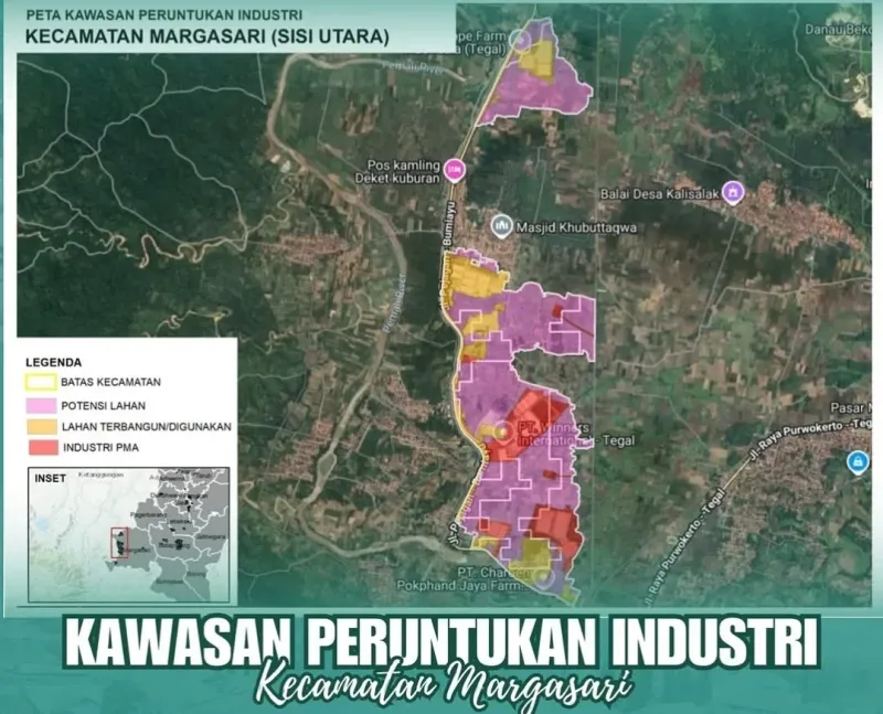 Bagi Investor Silahkan Pilih, Inilah 3 Kawasan Industri Wilayah Selatan Kabupaten Tegal