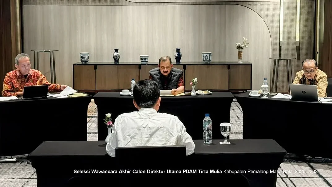 Detik-detik Penentuan Seleksi Calon  Dirut PDAM Pemalang, Bupati Anom Wawancarai Langsung Kandidat