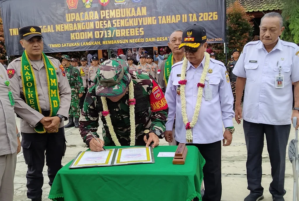 TMMD Sengkuyung 2026 Dibuka di Sridadi Brebes, Fokus Pembangunan dan Mitigasi Bencana