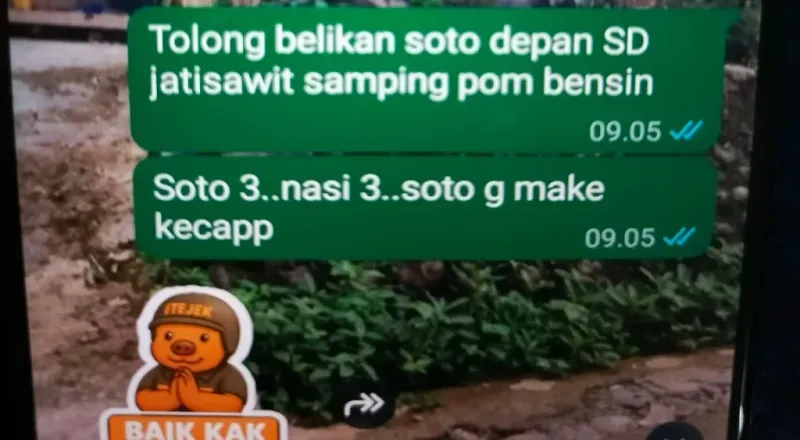 Keren Nih, Cukup Kirim WhatsApp Ojek Online Lokal di Bumiayu Siap Antar Belanja Sampai ke Rumah