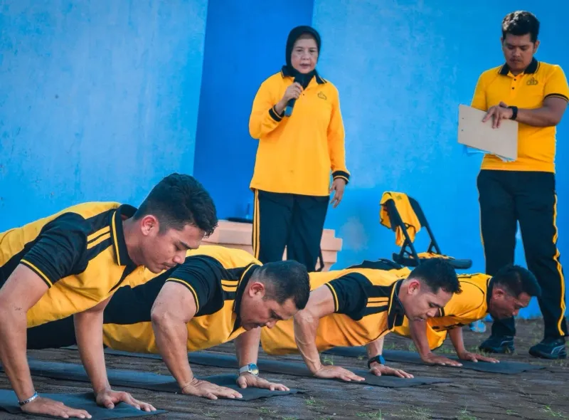 Polres Tegal Kota Gelar Ujian Kesamaptaan Jasmani Personel