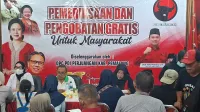 PDI Perjuangan se Jateng Kompak Gelar Pengobatan Gratis dan Sediakan Makan Siang Gratis