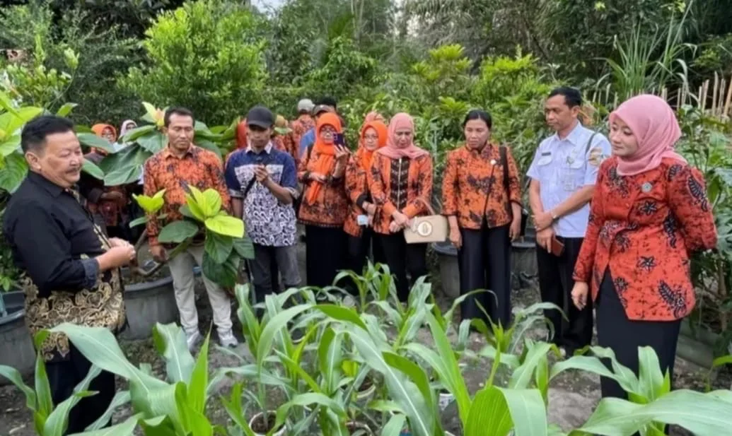 Sukses Tanam Sayuran Sekitar Kantor, Ning Nawal Galakkan Ibu-Ibu Menanam untuk Ketahan Pangan Keluarga
