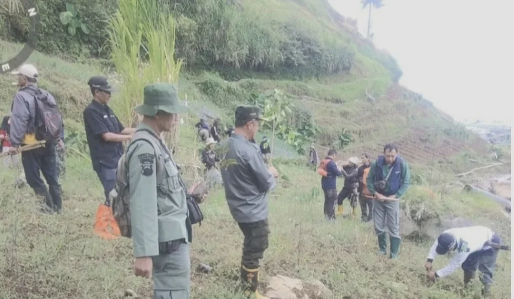 Pulihkan Kawasan Hulu, Perhutani dan Relawan Tanam Pohon di Lereng Gunung Slamet