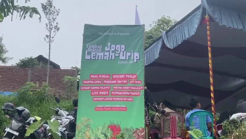 Festival Jogo Lemah-Urip Kendal Tegaskan Perjuangan Petani Tak Hanya Lewat Jalur Hukum