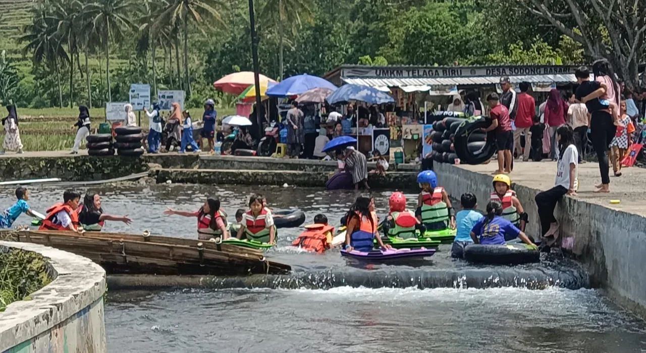 Sensasi Liburan di Telaga Biru Sodong Pemalang, Tawarkan Pesona Alam Perbukitan