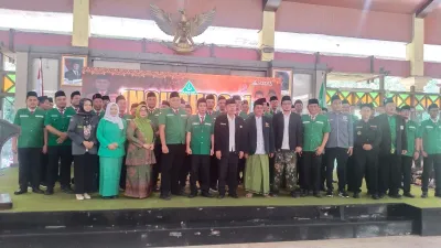 Inagurasi PC GP Ansor Kabupaten Tegal, Serukan Dukung Program MBG dan KDMP