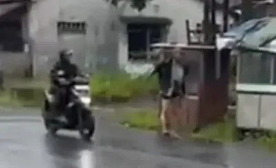 Bikin Panik Warga, ODGJ Ngamuk Bawa Parang di Widuri Pemalang