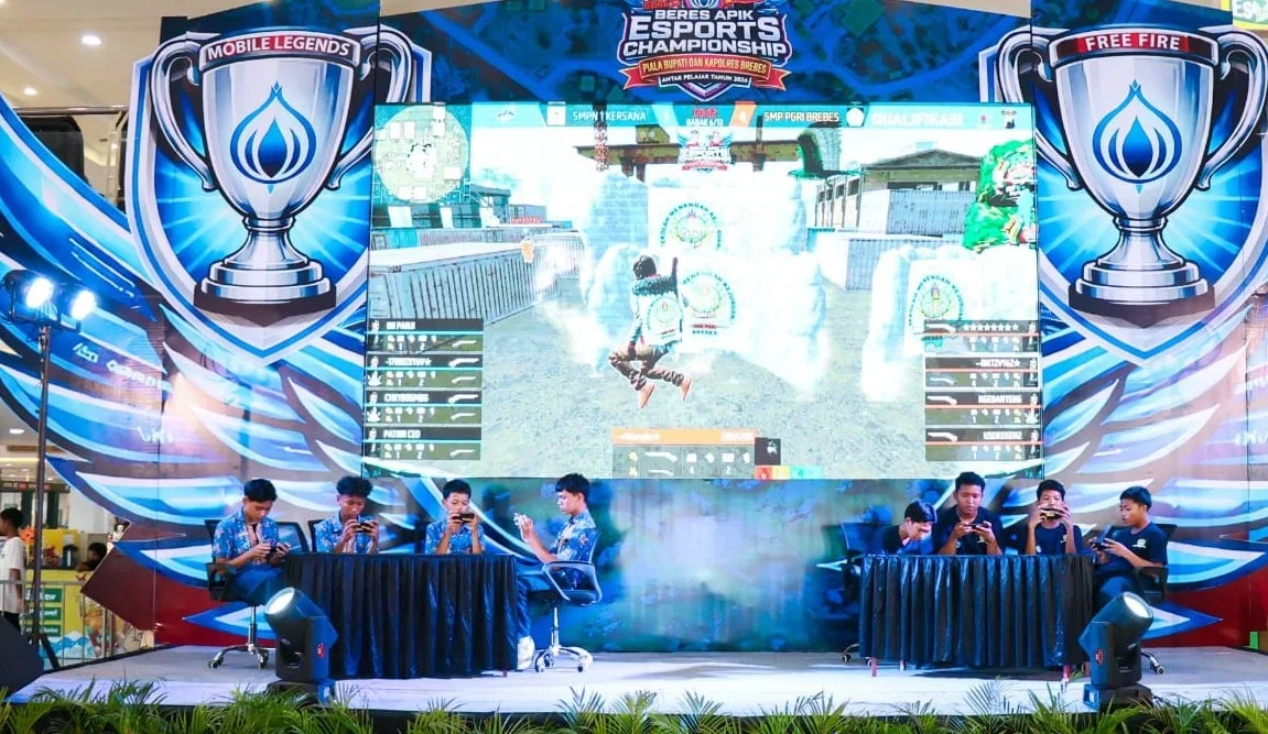 Ratusan Pelajar Berlaga E-Sport Championship 2026 Piala Bupati dan Kapolres Brebes