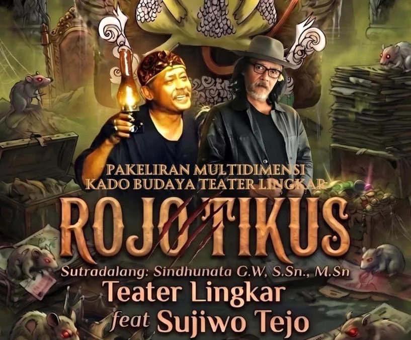 Gandeng Sujiwo Tejo, Teater Lingkar Pentaskan Rojo Tikus di Demak