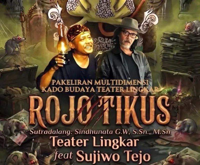 Gandeng Sujiwo Tejo, Teater Lingkar Pentaskan Rojo Tikus di Demak