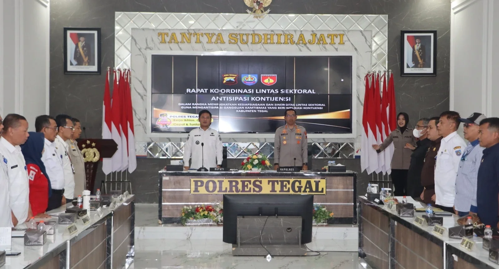 Rakor Polres Tegal Kota jelang May Day 2026