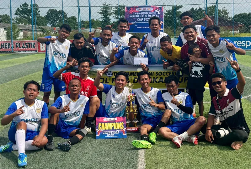 DPRD Pemalang Juara Turnamen Mini Soccer Satpol PP dan Damkar Cup 2026