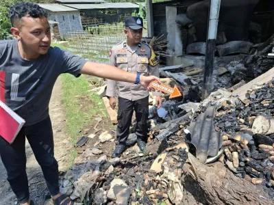 Gudang Penyetiman Jamur di Sukorejo Kendal Terbakar, Kerugian Capai Rp30 Juta