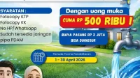 Promo Spesial Rayakan HUT ke-34 Perumda Tirta Ayu Slawi, Pasang Baru Bisa Dicicil 10 Kali