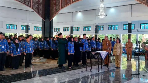 Resmi Dilantik, 284 PNS Baru Pemalang Diambil Sumpah Jabatan