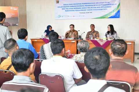 Pemkab Pekalongan Gandeng BPJS Ketenagakerjaan Lindungi Ratusan Nelayan