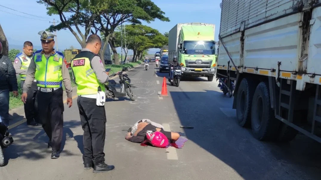 Pemotor Tewas di Pantura Pucuksari Kendal, Kendaraan Misterius Kabur Usai Kecelakaan