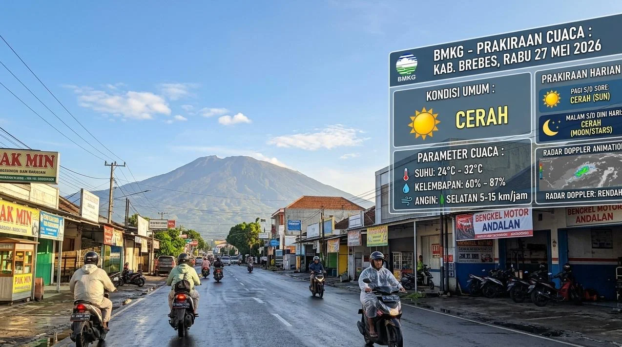 Ilustrasi Cuaca Brebes
