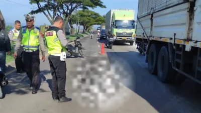 Pemotor Tewas di Pantura Pucuksari Kendal, Kendaraan Misterius Kabur Usai Kecelakaan