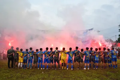 Kompetisi Sepak Bola Pelajar Sinangohprendeng Cup Ditutup, SMK Muhammadiyah Bligo Pekalongan Jadi Kampiun