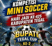 Menutup Rangkaian Hari Jadi ke-425 Kabupaten Tegal, PWI Gelar Turnamen Mini Soccer