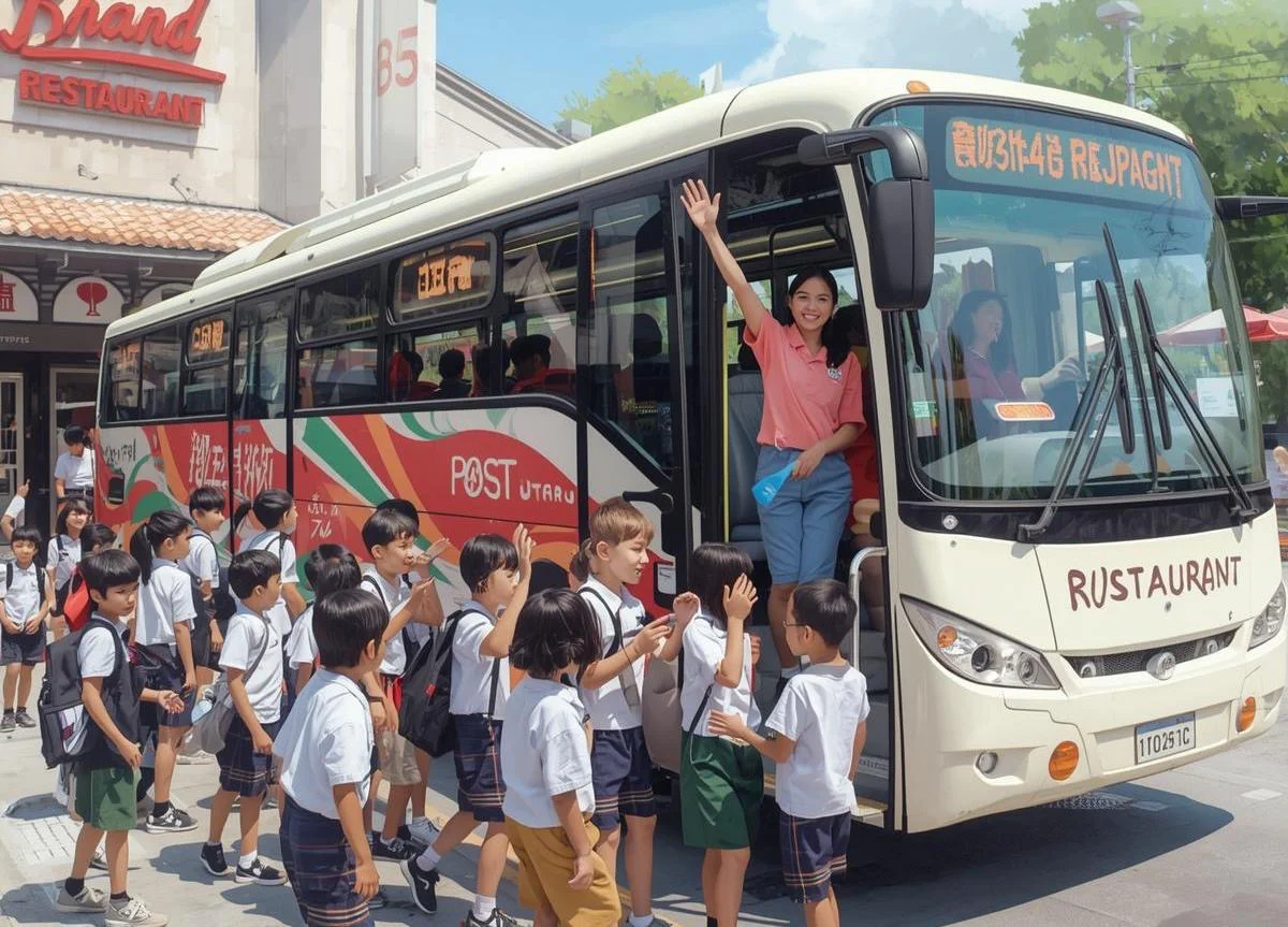 Tertipu Biro Wisata, Rombongan Outing Class SD Asal Brebes Terlantar di Rest Area Kendal