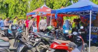 Peringatan May Day 2026, Polres Pekalongan Buka Layanan Cek Kesehatan dan Servis Sepeda Motor Pekerja