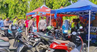 Peringatan May Day 2026, Polres Pekalongan Buka Layanan Cek Kesehatan dan Servis Sepeda Motor Pekerja