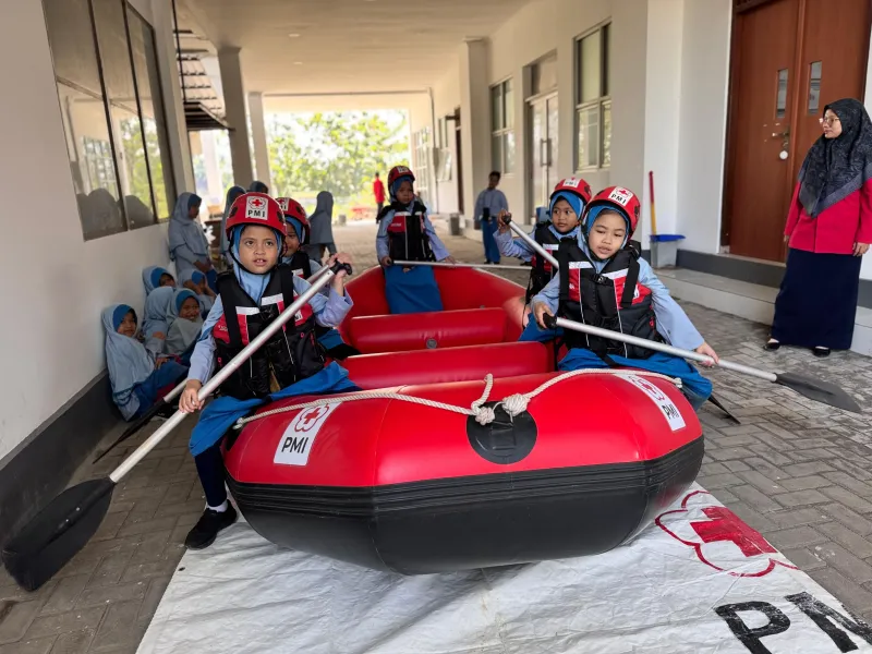 Edukasi Sejak Dini, Siswa SD Muhammadiyah Slawi Belajar Kesiapsiagaan Bencana di PMI Tegal