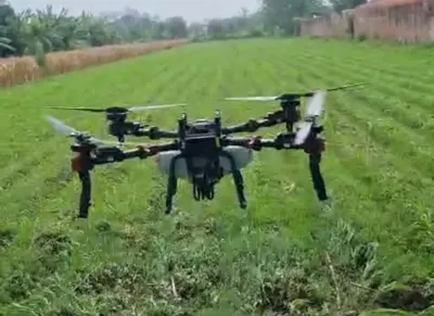 Cara Cerdas Petani Muda Asal Tegal, Gunakan Drone Untuk Pemupukan Tanaman