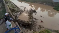 Banjir Sungai Waridin Kendal Putuskan Jembatan Antar Kecamatan, Warga Terancam