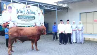Polres Pekalongan Salurkan 7 Sapi dan 6 Kambing Kurban untuk Warga dan Ponpes