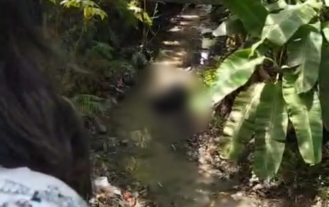 Mayat Ditemukan di Selokan Gegerkan Warga Songgom Brebes