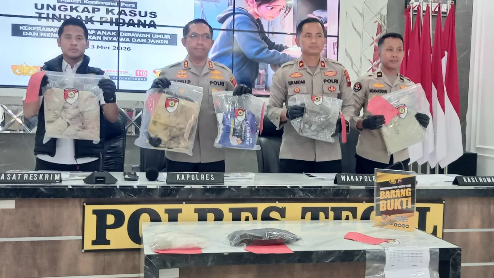 Panik Tangisan Terdengar Sekuriti, Ibu Muda di Tegal Dekap Bayinya Hingga Tewas, Jasad Bayi Ditinggal di Lemari Kos