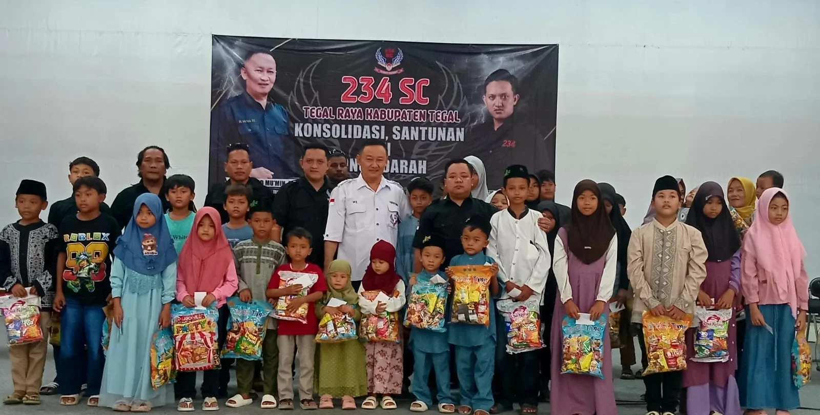 santunan anak yatim Ormas 234 SC Kabupaten Tegal
