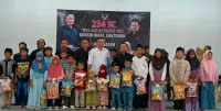 Ormas 234 SC Kabupaten Tegal Gelar Aksi Sosial, Santuni Anak Yatim dan Donor Darah